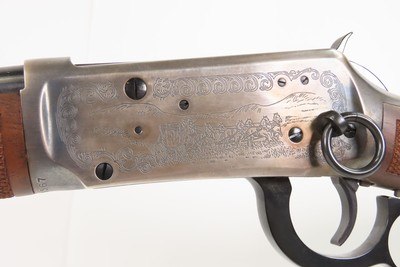 In the Box WINCHESTER M94 WELLS FARGO Commemorative SADDLE RING CARBINE .30 1977 mfr. .30-30 Caliber SADDLE RING LEVER ACTION - Image 22 of 25