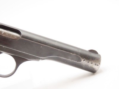 GERMAN OCCUPATION Belgian Herstal M1922 Third Reich “BRING BACK” Pistol C&R HOLSTER with “EAGLE/140” & “EAGLE/SWASTIKA” Proofs - Image 22 of 25