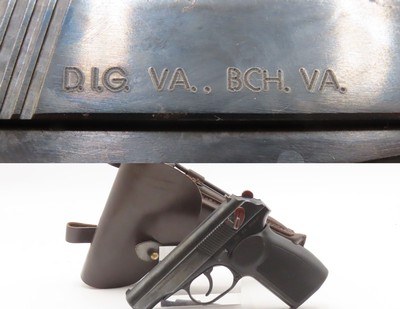 BULGARIAN Arsenal MAKAROV Semi-Automatic 9x18mm SELF DEFENSE Modern PistolCONCEAL/CARRY Handgun with LEATHER FLAP HOLSTER - Image 1 of 22