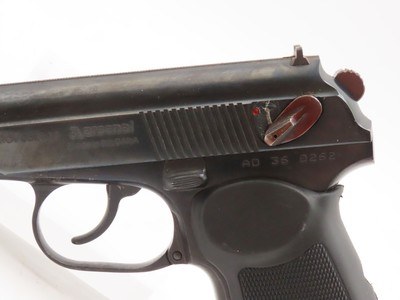 BULGARIAN Arsenal MAKAROV Semi-Automatic 9x18mm SELF DEFENSE Modern PistolCONCEAL/CARRY Handgun with LEATHER FLAP HOLSTER - Image 6 of 22