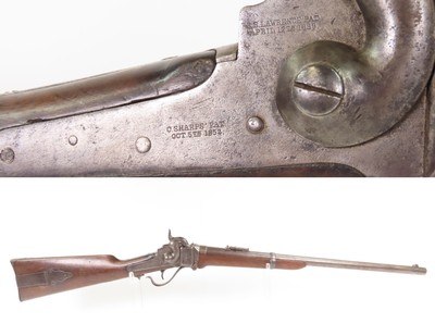 CIVIL WAR|WILD WEST Antique SHARPS New Model 1859 SADDLE RING Carbine .52Iconic Carbine of the FRONTIER and WESTERN LORE - Image 1 of 21