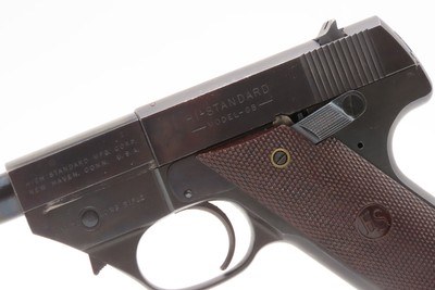 1950 mfr. HIGH STANDARD “Model G-B” .22 LR RF Semi-Auto TARGET Pistol C&RPLINKER with Reputation for RELIABILITY & ACCURACY - Image 15 of 18