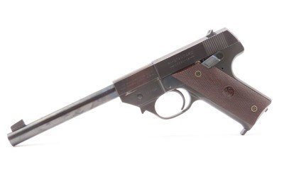1950 mfr. HIGH STANDARD “Model G-B” .22 LR RF Semi-Auto TARGET Pistol C&RPLINKER with Reputation for RELIABILITY & ACCURACY - Image 13 of 18