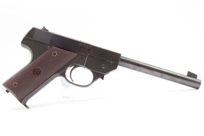 1950 mfr. HIGH STANDARD “Model G-B” .22 LR RF Semi-Auto TARGET Pistol C&RPLINKER with Reputation for RELIABILITY & ACCURACY - Image 2 of 18