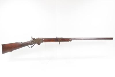 SAN FRANCISCO Antique A.J. PLATE Burnside Model 1865 Heavy Barreled SPENCER Pictured in SPENCER REPEATING FIREARMS by MARCOT - Image 1 of 19