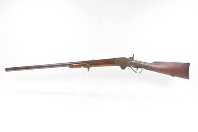 SAN FRANCISCO Antique A.J. PLATE Burnside Model 1865 Heavy Barreled SPENCER Pictured in SPENCER REPEATING FIREARMS by MARCOT - Image 14 of 19