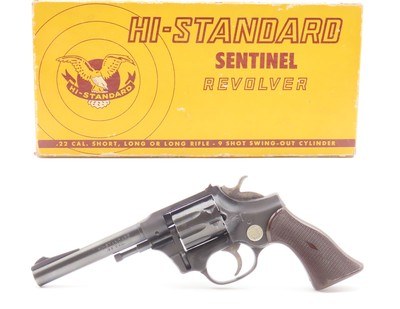 Factory Boxed HIGH STANDARD “R100 Sentinel” .22 S, L, LR “TACKLE BOX” Pistol C&RMade Circa 1955 with Matching Box - Image 1 of 22