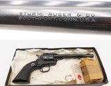 c1963 FACTORY Boxed RUGER SINGLE SIX Convertible 3-SCREW FRAME Revolver C&R With Desirable .22 MAGNUM & S, L, LR Cylinders - Image 1 of 22