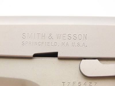 Factory Boxed SMITH & WESSON M3913 9x19mm Luger Pistol c1990s COMPACT Stainless 3-1/2” CONCEAL & CARRY Handgun - Image 9 of 21