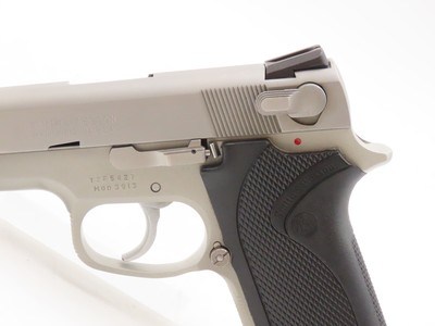 Factory Boxed SMITH & WESSON M3913 9x19mm Luger Pistol c1990s COMPACT Stainless 3-1/2” CONCEAL & CARRY Handgun - Image 5 of 21