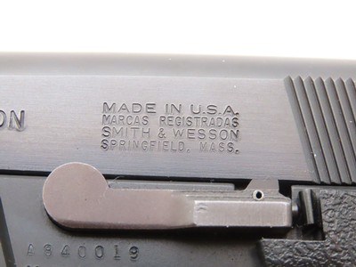 S&W Factory Lettered LOW SERIAL SMITH & WESSON M469 9mm Pistol Made in 1984 EARLY Compact 3-1/2” LNIB - Image 7 of 25