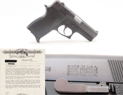 S&W Factory Lettered LOW SERIAL SMITH & WESSON M469 9mm Pistol Made in 1984 EARLY Compact 3-1/2” LNIB - Image 1 of 25