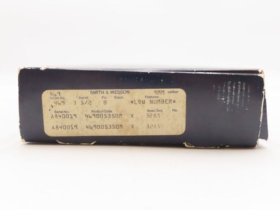 S&W Factory Lettered LOW SERIAL SMITH & WESSON M469 9mm Pistol Made in 1984 EARLY Compact 3-1/2” LNIB - Image 23 of 25