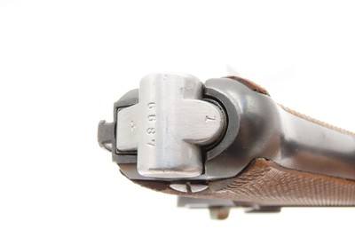 WWII MAUSER s/42 Code 1936 Date GERMAN Luger P.08 Pistol 9mm C&R w/HOLSTERTHIRD REICH Sidearm with Rig & 2 Magazines - Image 18 of 19