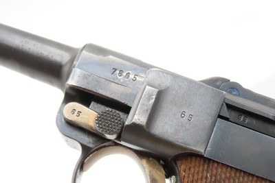 WWII MAUSER s/42 Code 1936 Date GERMAN Luger P.08 Pistol 9mm C&R w/HOLSTERTHIRD REICH Sidearm with Rig & 2 Magazines - Image 13 of 19