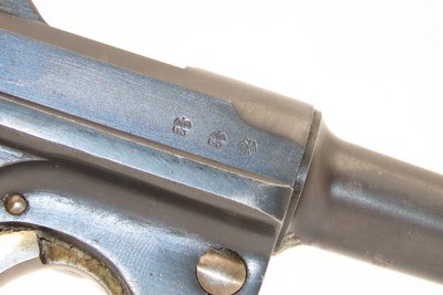 WWII MAUSER s/42 Code 1936 Date GERMAN Luger P.08 Pistol 9mm C&R w/HOLSTERTHIRD REICH Sidearm with Rig & 2 Magazines - Image 8 of 19