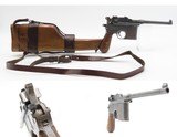 Pre-WWI German MAUSER C96 Broomhandle Pistol 7.63mm C&R w/HOLSTER STOCK RIG Type Used by WINSTON CHURCHILL in the BOER WARS