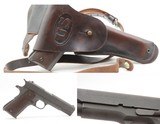 DESIREABLE “Begley” Inspected WWII U.S. COLT M1911A1 C&R w/U.S. RIA HOLSTER World War 2 JOHN S. BEGLEY “JSB” Marked Govt Model - Image 1 of 21
