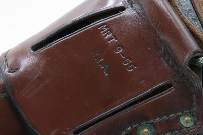 DESIREABLE “Begley” Inspected WWII U.S. COLT M1911A1 C&R w/U.S. RIA HOLSTER World War 2 JOHN S. BEGLEY “JSB” Marked Govt Model - Image 8 of 21