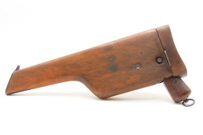 WEIMAR Era MAUSER M1896 BOLO 7.63x25mm BROOMHANDLE Pistol C&R HOLSTER STOCK Handgun Made Famous by the BOLSHEVIKS - Image 2 of 20