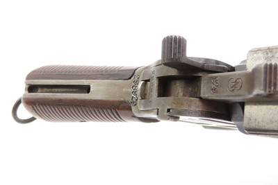 WEIMAR Era MAUSER M1896 BOLO 7.63x25mm BROOMHANDLE Pistol C&R HOLSTER STOCK Handgun Made Famous by the BOLSHEVIKS - Image 13 of 20