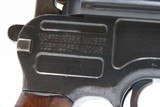 WEIMAR Era MAUSER M1896 BOLO 7.63x25mm BROOMHANDLE Pistol C&R HOLSTER STOCK Handgun Made Famous by the BOLSHEVIKS - Image 7 of 20