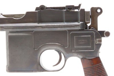 WEIMAR Era MAUSER M1896 BOLO 7.63x25mm BROOMHANDLE Pistol C&R HOLSTER STOCK Handgun Made Famous by the BOLSHEVIKS - Image 17 of 20