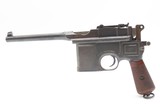 WEIMAR Era MAUSER M1896 BOLO 7.63x25mm BROOMHANDLE Pistol C&R HOLSTER STOCK Handgun Made Famous by the BOLSHEVIKS - Image 15 of 20