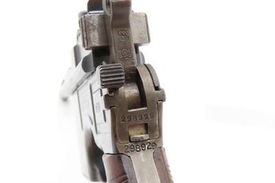 WEIMAR Era MAUSER M1896 BOLO 7.63x25mm BROOMHANDLE Pistol C&R HOLSTER STOCK Handgun Made Famous by the BOLSHEVIKS - Image 14 of 20