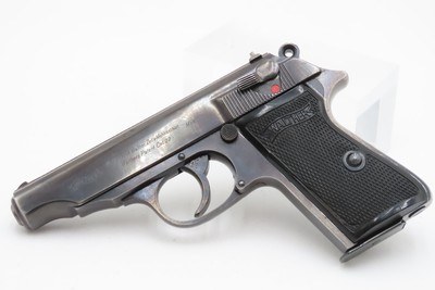 WORLD WAR II Era German WALTHER Model PP .22 LR PISTOL C&R w/ FLAP HOLSTERManufactured circa 1942 with “Eagle/N” Proofs - Image 4 of 16