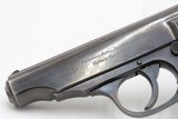 WORLD WAR II Era German WALTHER Model PP .22 LR PISTOL C&R w/ FLAP HOLSTERManufactured circa 1942 with “Eagle/N” Proofs - Image 5 of 16