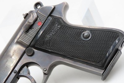 WORLD WAR II Era German WALTHER Model PP .22 LR PISTOL C&R w/ FLAP HOLSTERManufactured circa 1942 with “Eagle/N” Proofs - Image 8 of 16