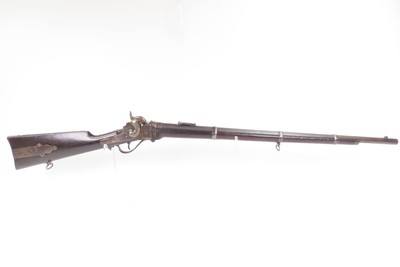 1 of 6,140; CIVIL WAR Antique U.S. SHARPS “NEW MODEL” 1863 Percussion RIFLE RARE; Manufactured Between 1863-1865 - Image 2 of 25