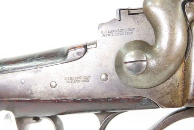 1 of 6,140; CIVIL WAR Antique U.S. SHARPS “NEW MODEL” 1863 Percussion RIFLE RARE; Manufactured Between 1863-1865 - Image 7 of 25