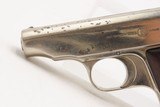 Deutsche Werke ORTGIES 6.35mm Hammerless SEMI-AUTOMATIC Pistol C&R .25 ACPType Pistol Given to EVA BRAUN by the Führer - 5 of 21