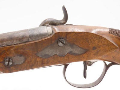 Antique Mid-1800s EUROPEAN .69 Percussion Self Defense MANSTOPPER PistolHandsome GENTLEMAN’S HOLSTER/COAT POCKET Pistol - Image 16 of 17