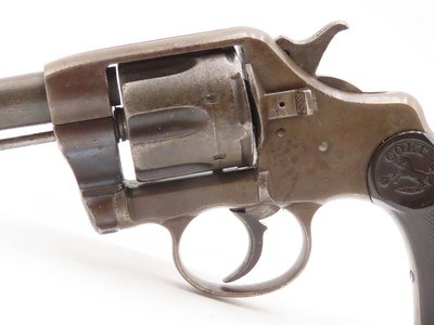 1899 mfr. COLT NEW ARMY & NAVY .38 Long Colt Double Action REVOLVER C&RFirst DA Swing Out Cylinder Used by the US Military - Image 4 of 19