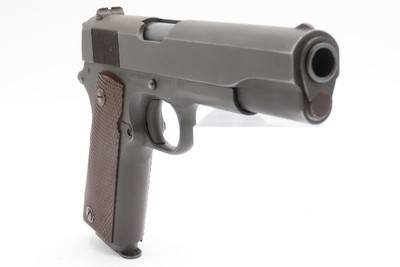 U.S. PROPERTY World War 2 REMINGTON-RAND M1911A1 Semi-Auto C&R 1942 HOLSTER UNITED STATES ARMY Model Chambered in .45 ACP - Image 16 of 23