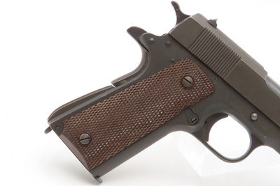 U.S. PROPERTY World War 2 REMINGTON-RAND M1911A1 Semi-Auto C&R 1942 HOLSTER UNITED STATES ARMY Model Chambered in .45 ACP - Image 4 of 23