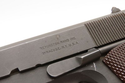 U.S. PROPERTY World War 2 REMINGTON-RAND M1911A1 Semi-Auto C&R 1942 HOLSTER UNITED STATES ARMY Model Chambered in .45 ACP - Image 14 of 23