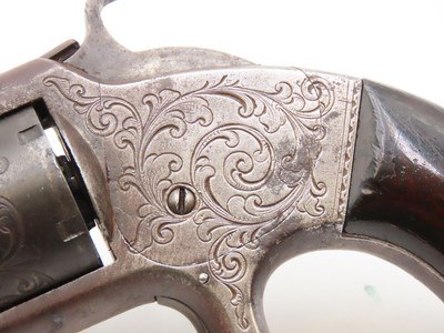 ENGRAVED Antique SMITH & WESSON No. 2 “OLD ARMY” .32 Cal. Revolver Made Late in the Civil War in 1865 - Image 10 of 21