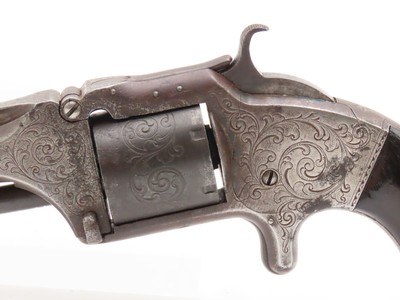 ENGRAVED Antique SMITH & WESSON No. 2 “OLD ARMY” .32 Cal. Revolver Made Late in the Civil War in 1865 - Image 14 of 21