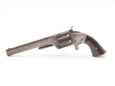 ENGRAVED Antique SMITH & WESSON No. 2 “OLD ARMY” .32 Cal. Revolver Made Late in the Civil War in 1865 - Image 19 of 21