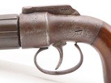 NEW YORK 1854 Antique WILLIAM W. MARSTON 6-Shot PEPPERBOX Pistol BELLY GUNCIVIL WAR Era Multi-Shot SELF DEFENSE Pistol - 4 of 18
