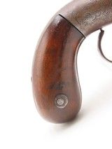 NEW YORK 1854 Antique WILLIAM W. MARSTON 6-Shot PEPPERBOX Pistol BELLY GUNCIVIL WAR Era Multi-Shot SELF DEFENSE Pistol - 16 of 18