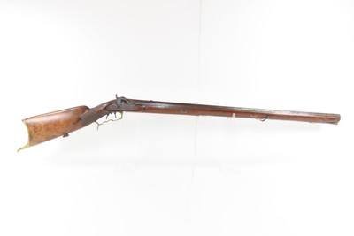 GOLD INLAID SWISS Antique C. JAQUET of GENEVA Percussion SCHUETZEN RifleMid-19th SPORTING/HUNTING RIFLE w/DOUBLE SET TRIGGER - Image 2 of 18