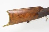 GOLD INLAID SWISS Antique C. JAQUET of GENEVA Percussion SCHUETZEN RifleMid-19th SPORTING/HUNTING RIFLE w/DOUBLE SET TRIGGER - Image 3 of 18