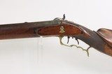 GOLD INLAID SWISS Antique C. JAQUET of GENEVA Percussion SCHUETZEN RifleMid-19th SPORTING/HUNTING RIFLE w/DOUBLE SET TRIGGER - Image 15 of 18
