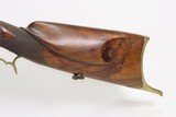GOLD INLAID SWISS Antique C. JAQUET of GENEVA Percussion SCHUETZEN RifleMid-19th SPORTING/HUNTING RIFLE w/DOUBLE SET TRIGGER - Image 14 of 18
