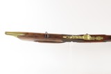 GOLD INLAID SWISS Antique C. JAQUET of GENEVA Percussion SCHUETZEN RifleMid-19th SPORTING/HUNTING RIFLE w/DOUBLE SET TRIGGER - Image 6 of 18